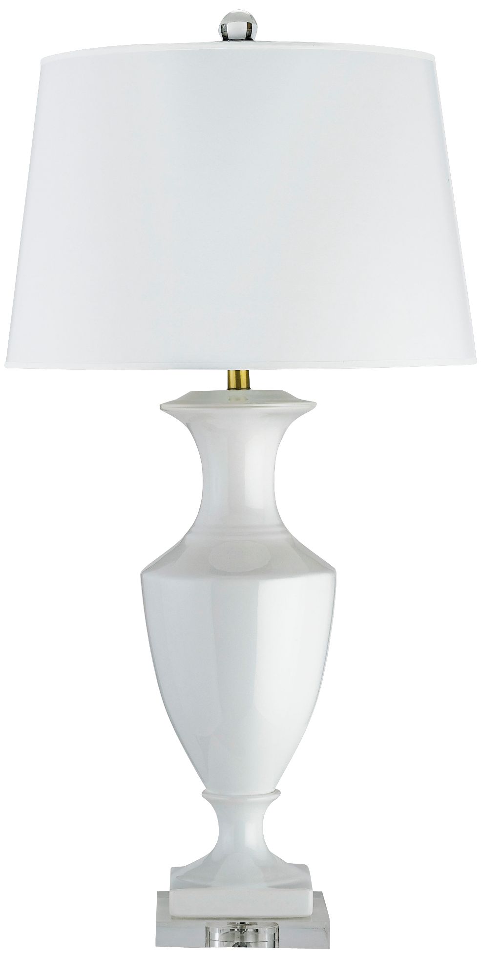 Currey And Company Timeless White Table Lamp