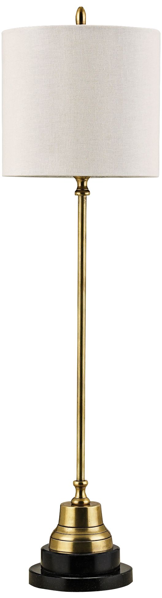 Currey And Company Messenger Black and Nickel Table Lamp