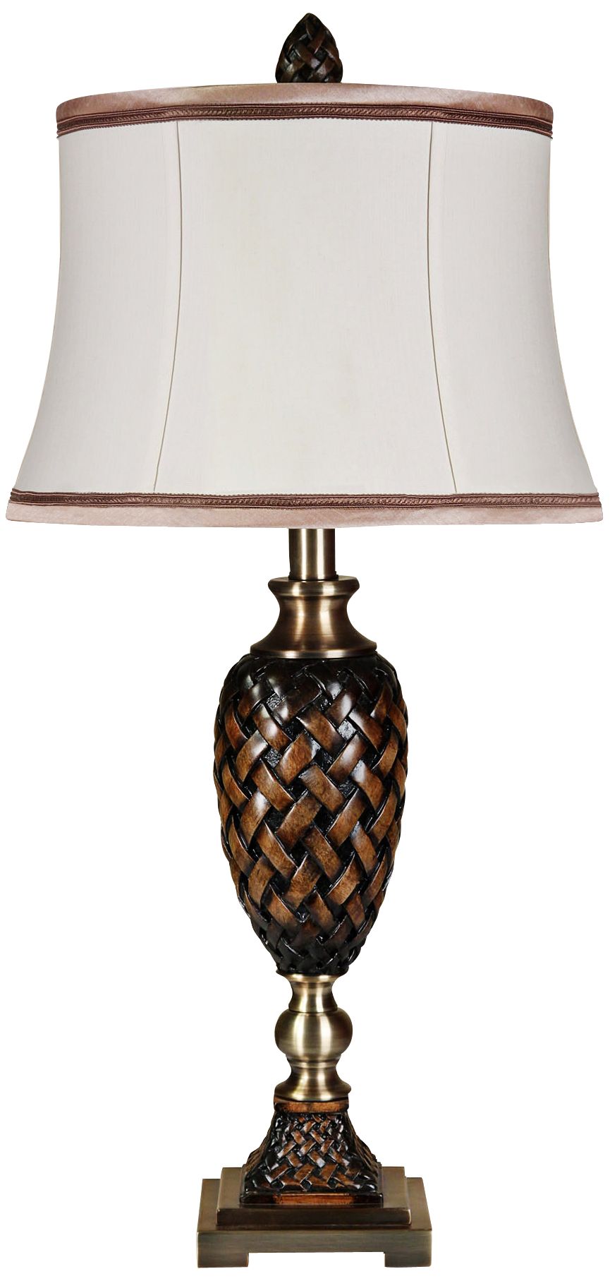 Rocky Mount Basketweave Traditional Table Lamp
