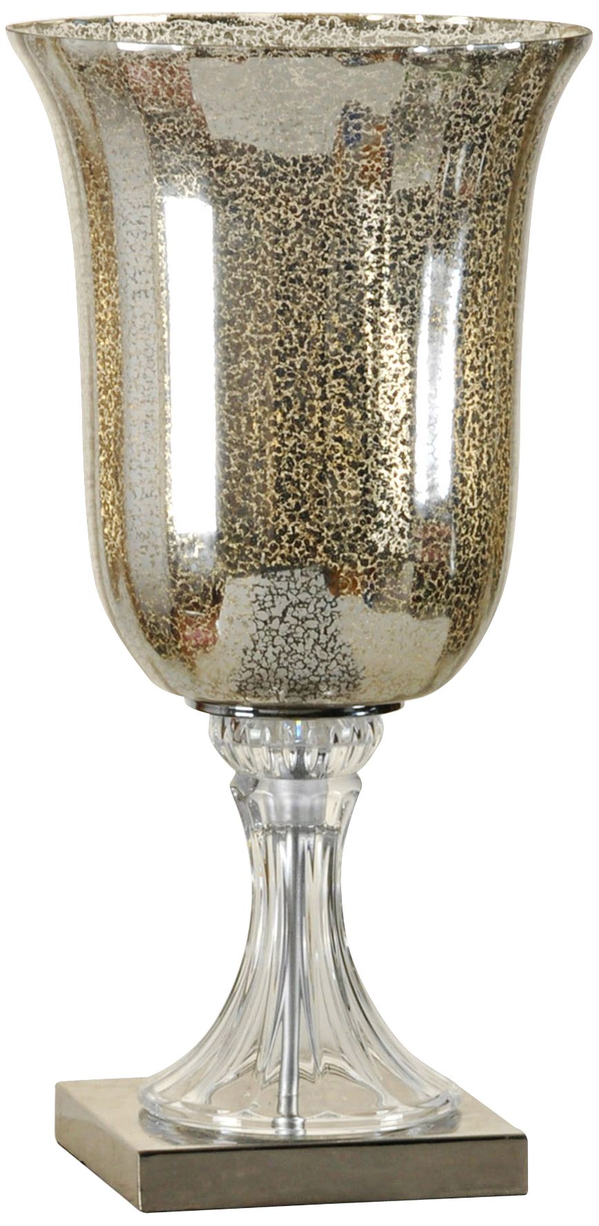 Northbay Metal And Glass Pedestal Table Lamp