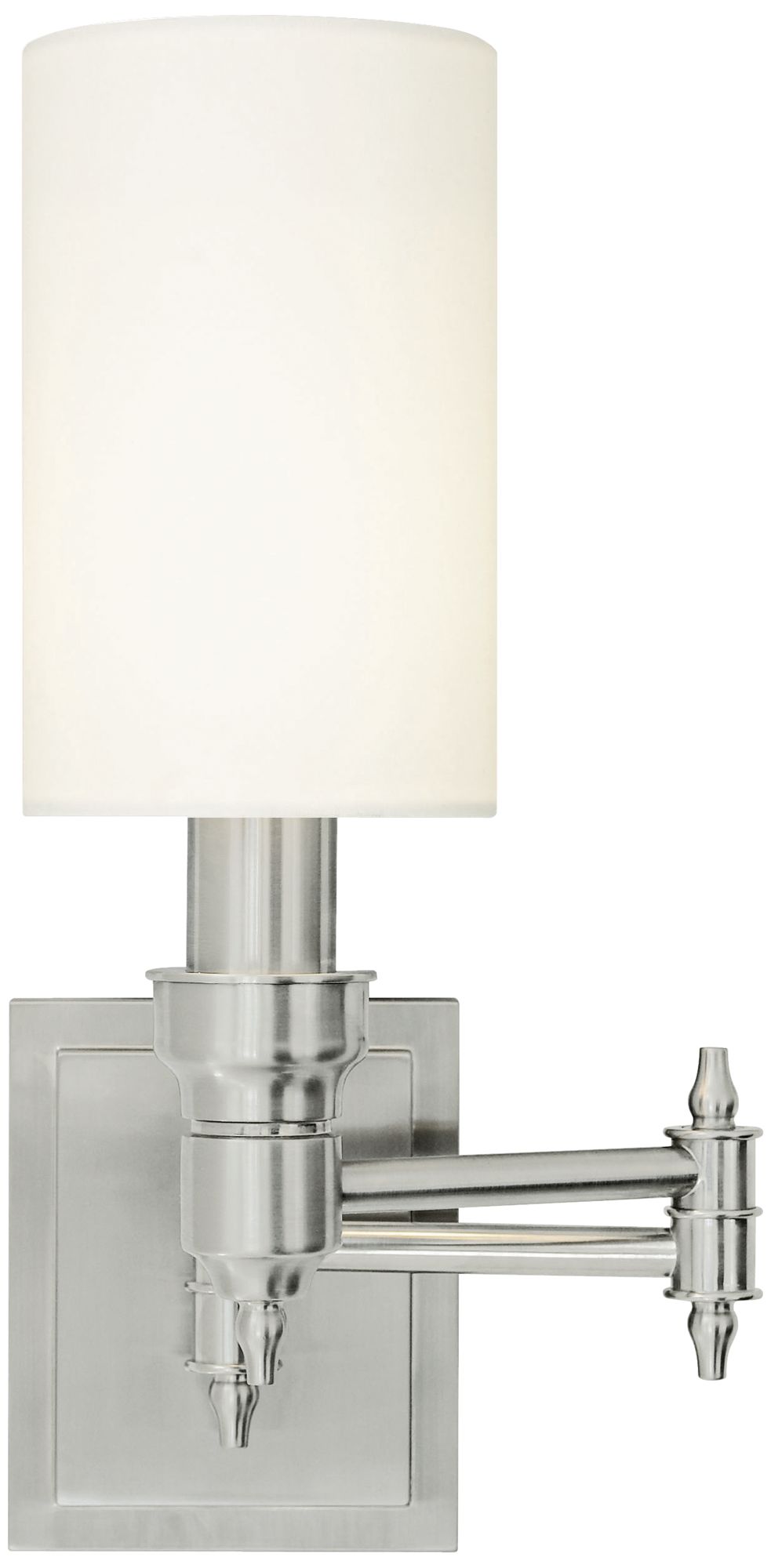 Tech Lighting Drake 14 1/2" White And Nickel Wall Lamp