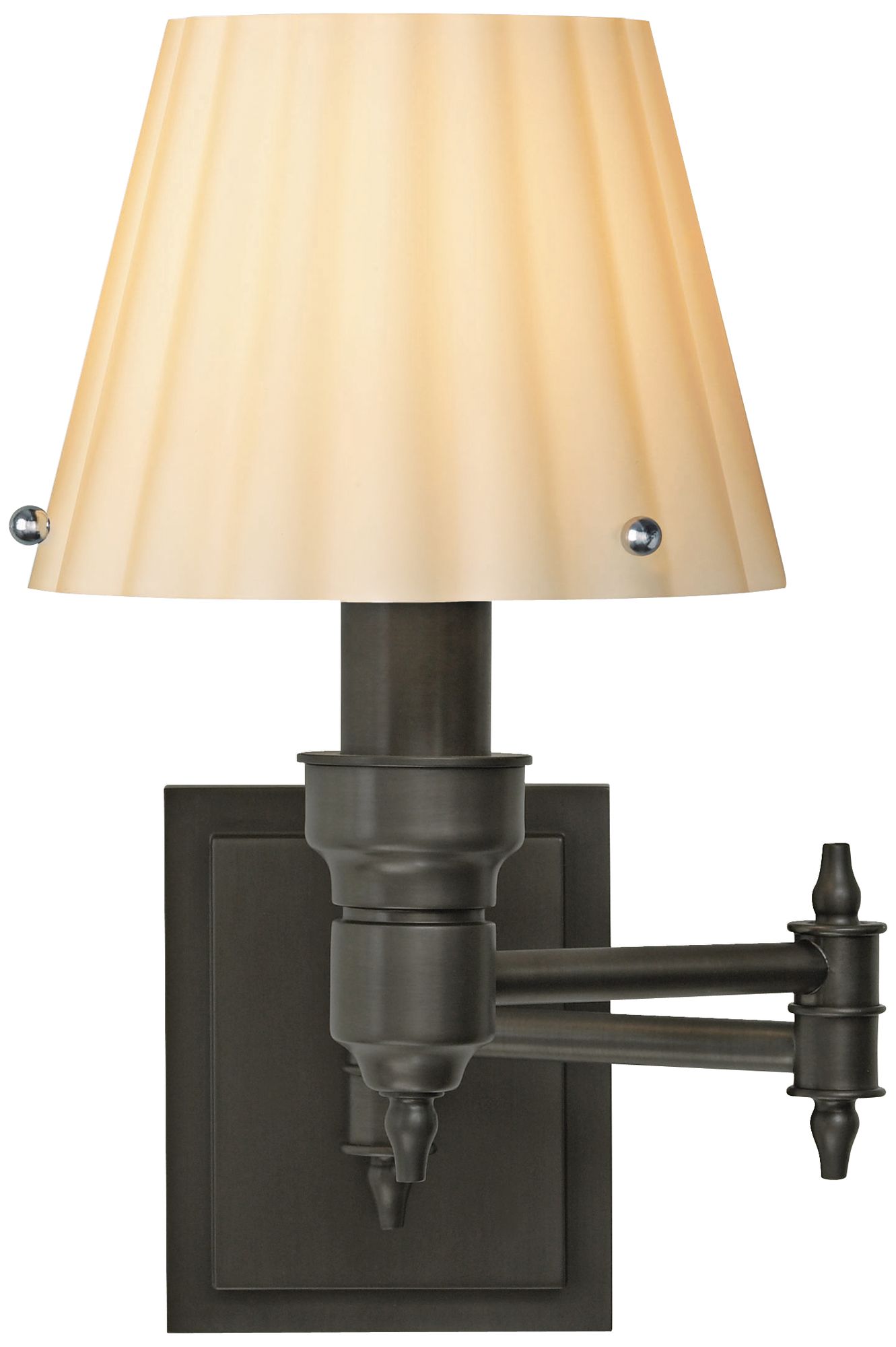 Tech Lighting Drake 12" High Latte Glass Bronze Wall Lamp