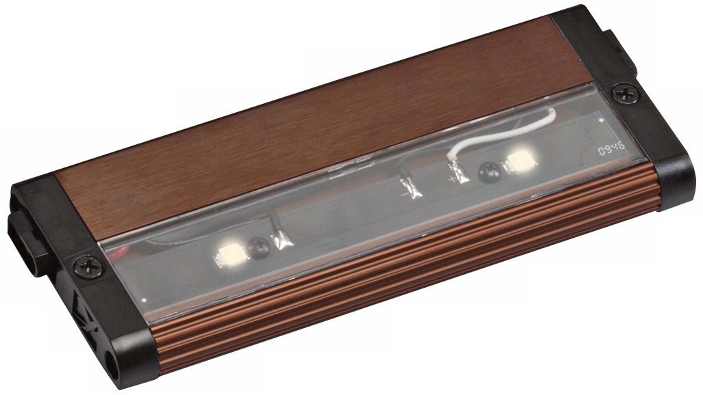 LED Kichler 6"wide Design Pro Bronze Under Cabinet Light