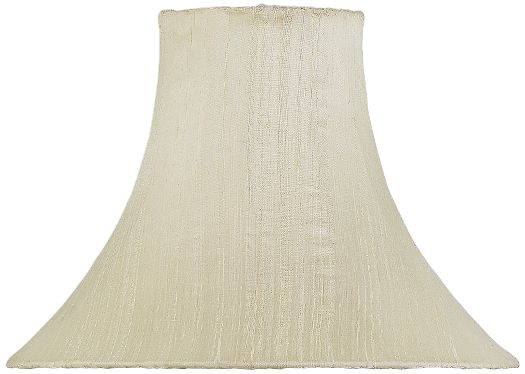 Medium Ivory Bell Lamp Shade 4x10.25x8 (Spider)