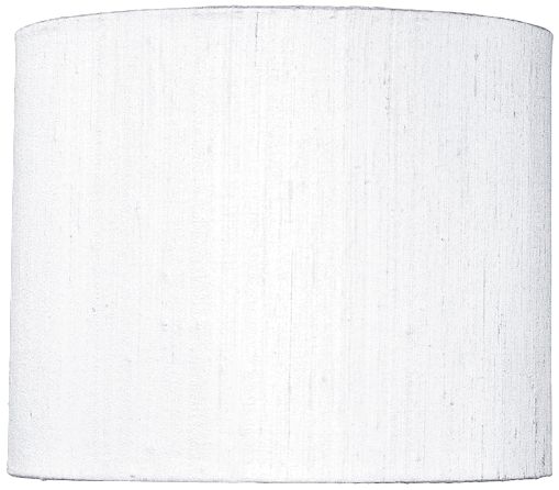 Large White Round Drum Lamp Shade 12x12x10 (Spider)