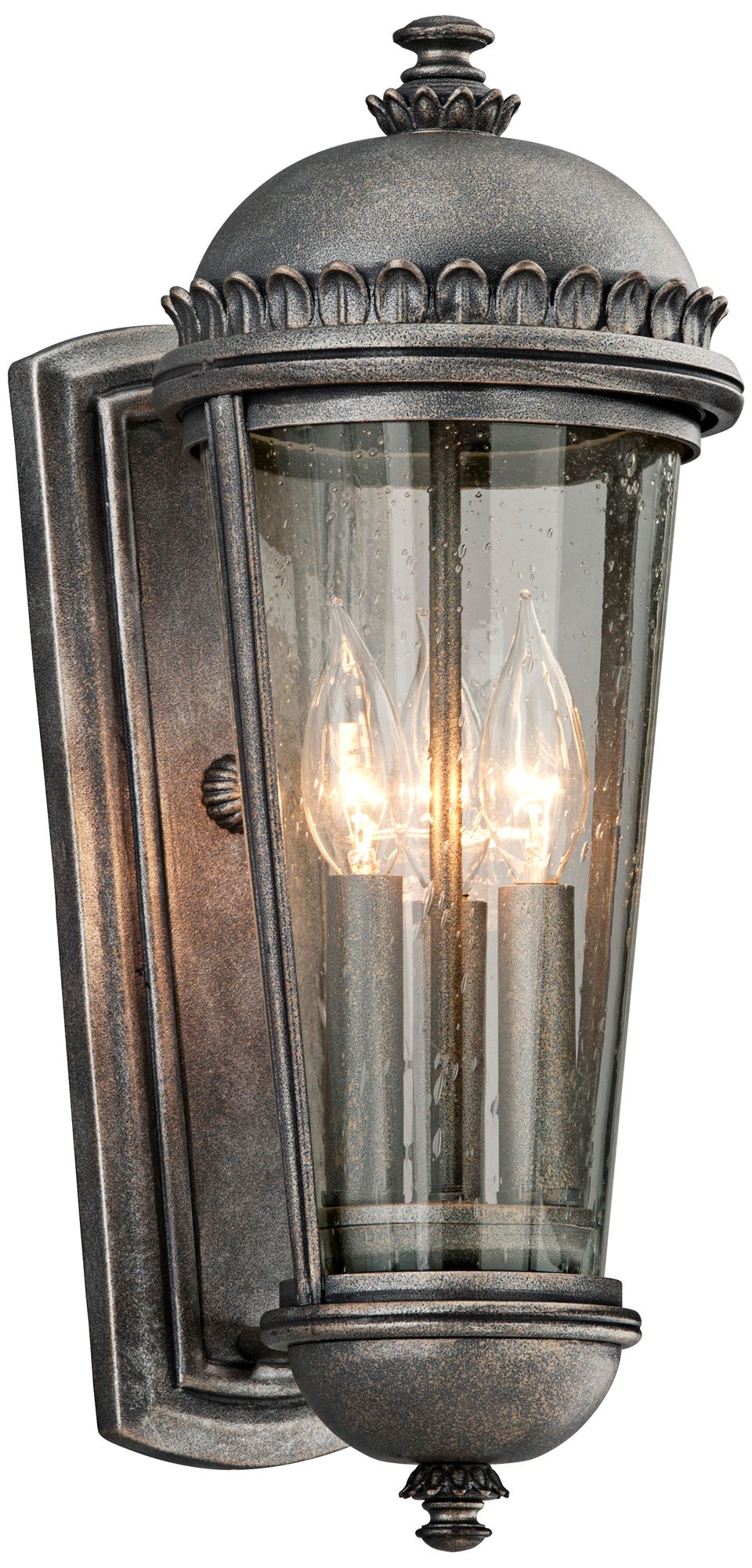 Ambassador Collection 17 1/2" High Pewter Outdoor Wall Light