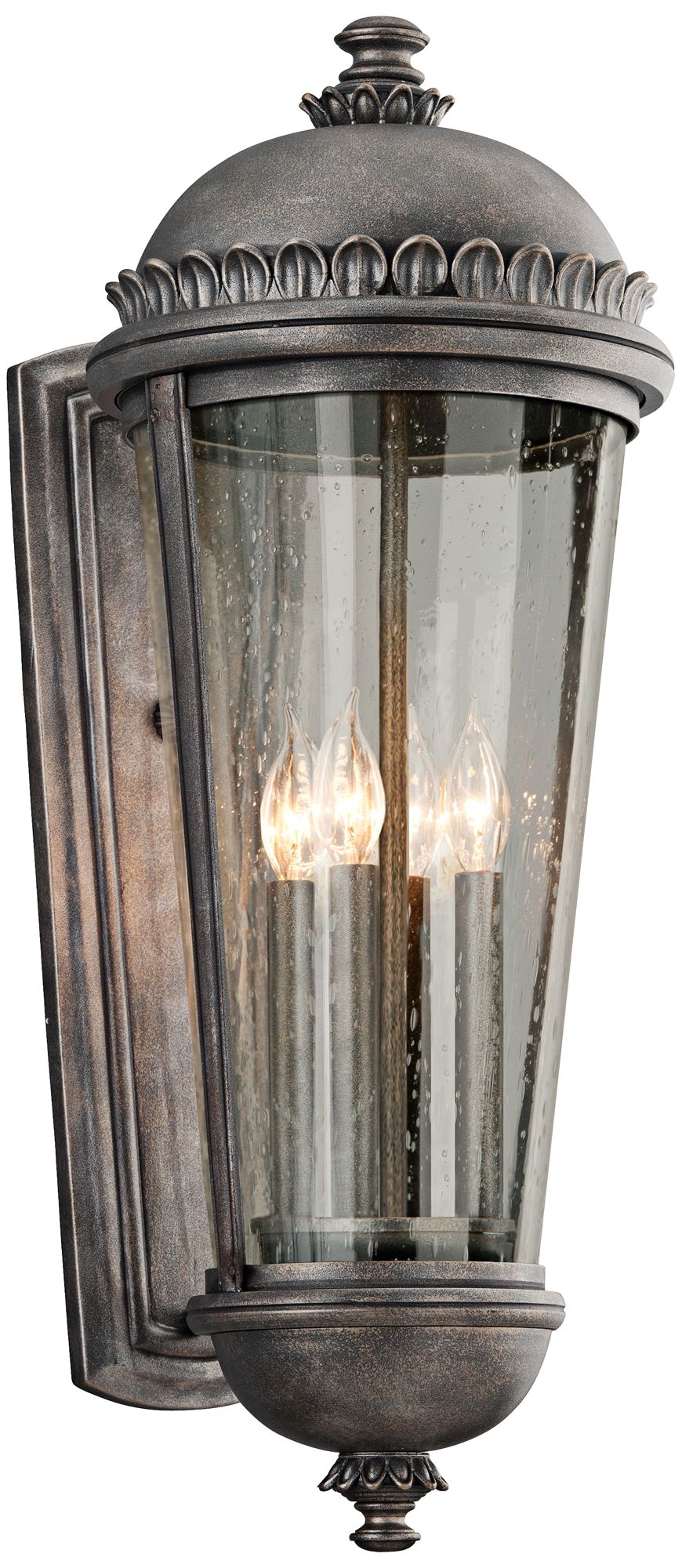 Ambassador Collection 27 1/2" High Pewter Outdoor Wall Light