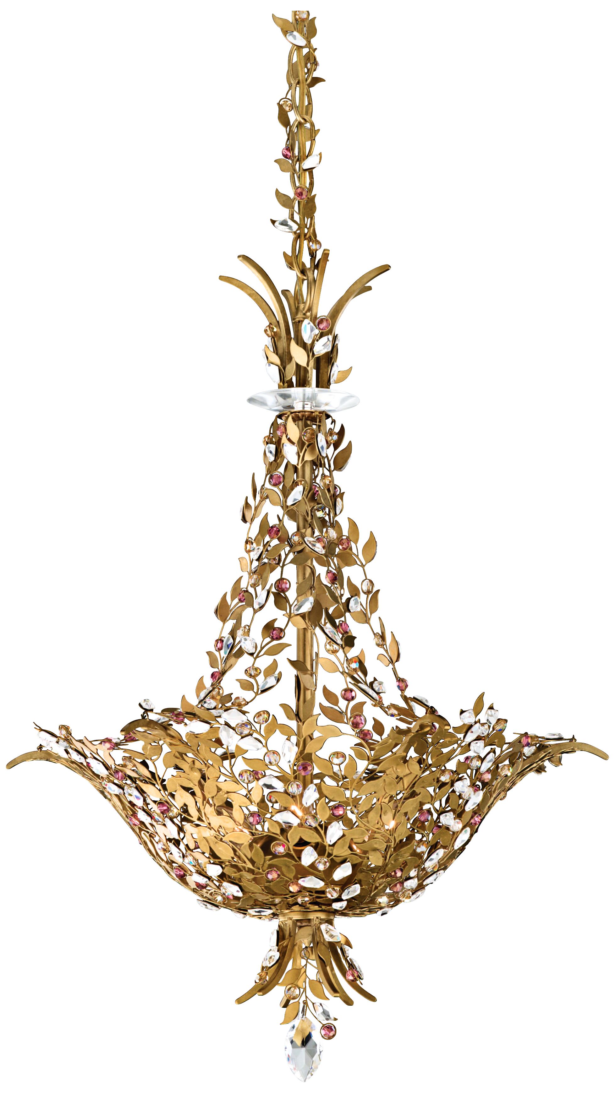 Schonbek Amytis Ray Crystal 20" Wide Gold Pendant Chandelier