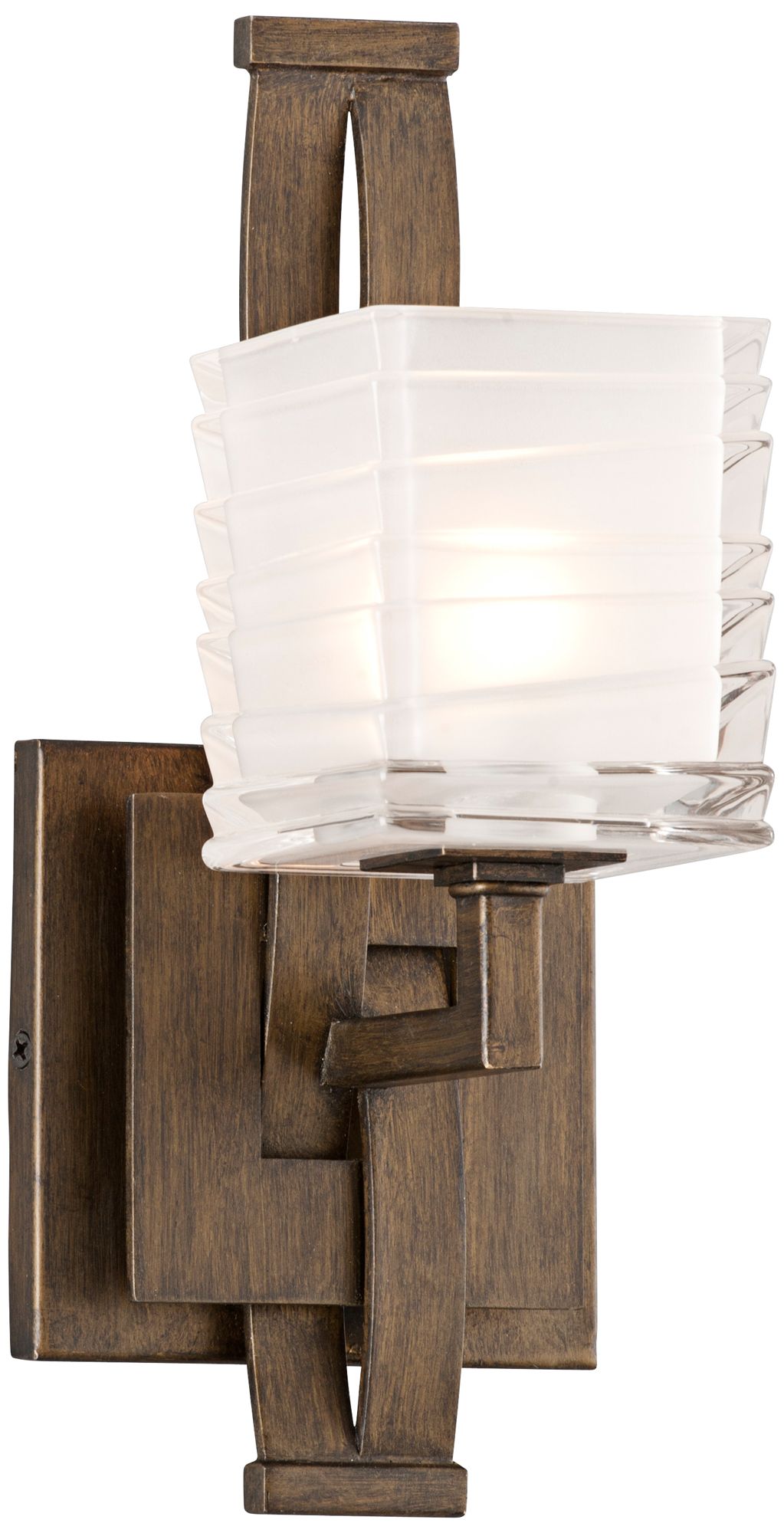 Jensen Collection 11 1/4" High Danish Bronze Wall Sconce