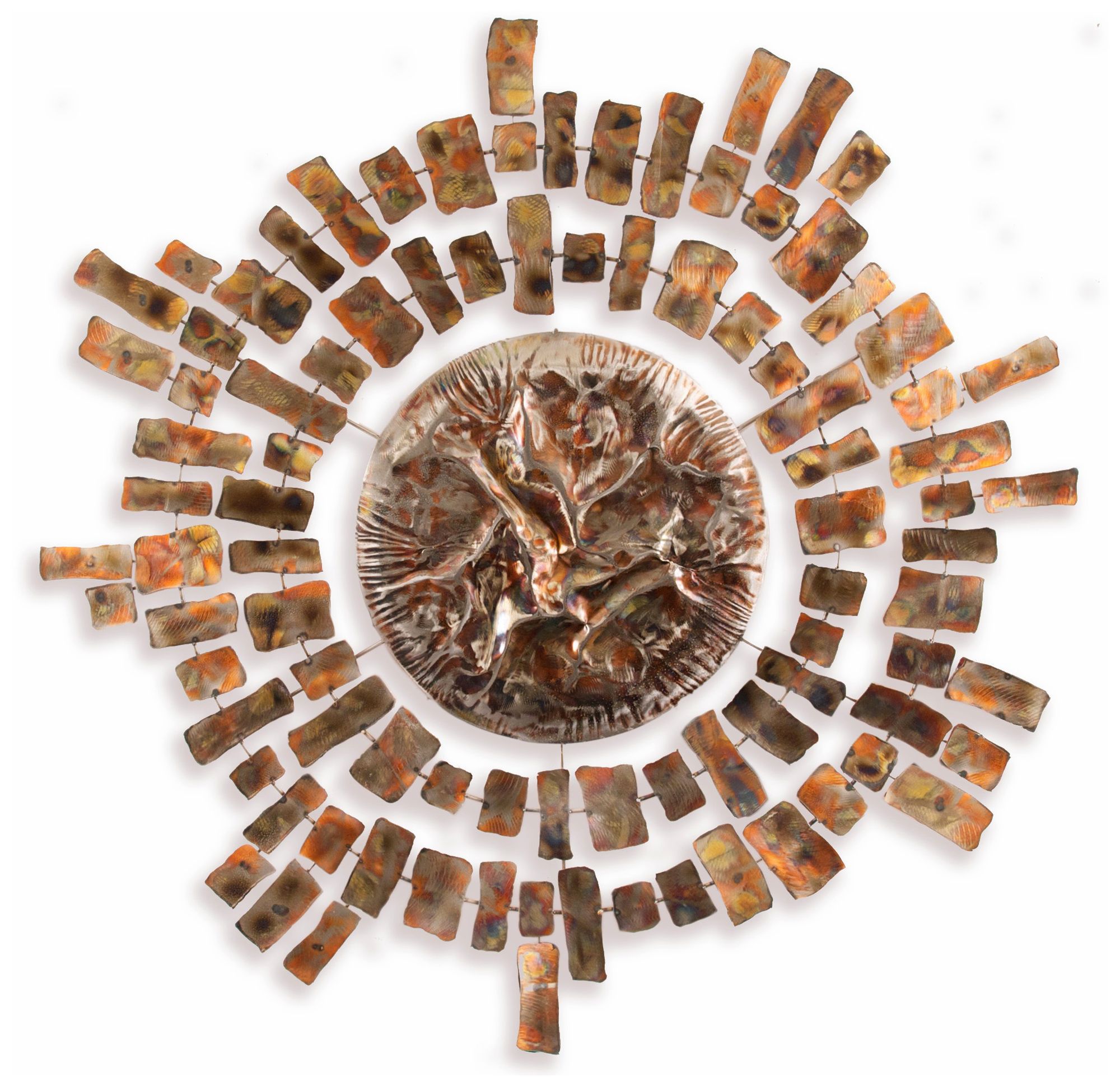 Radiance 46" Round Metal Wall Art