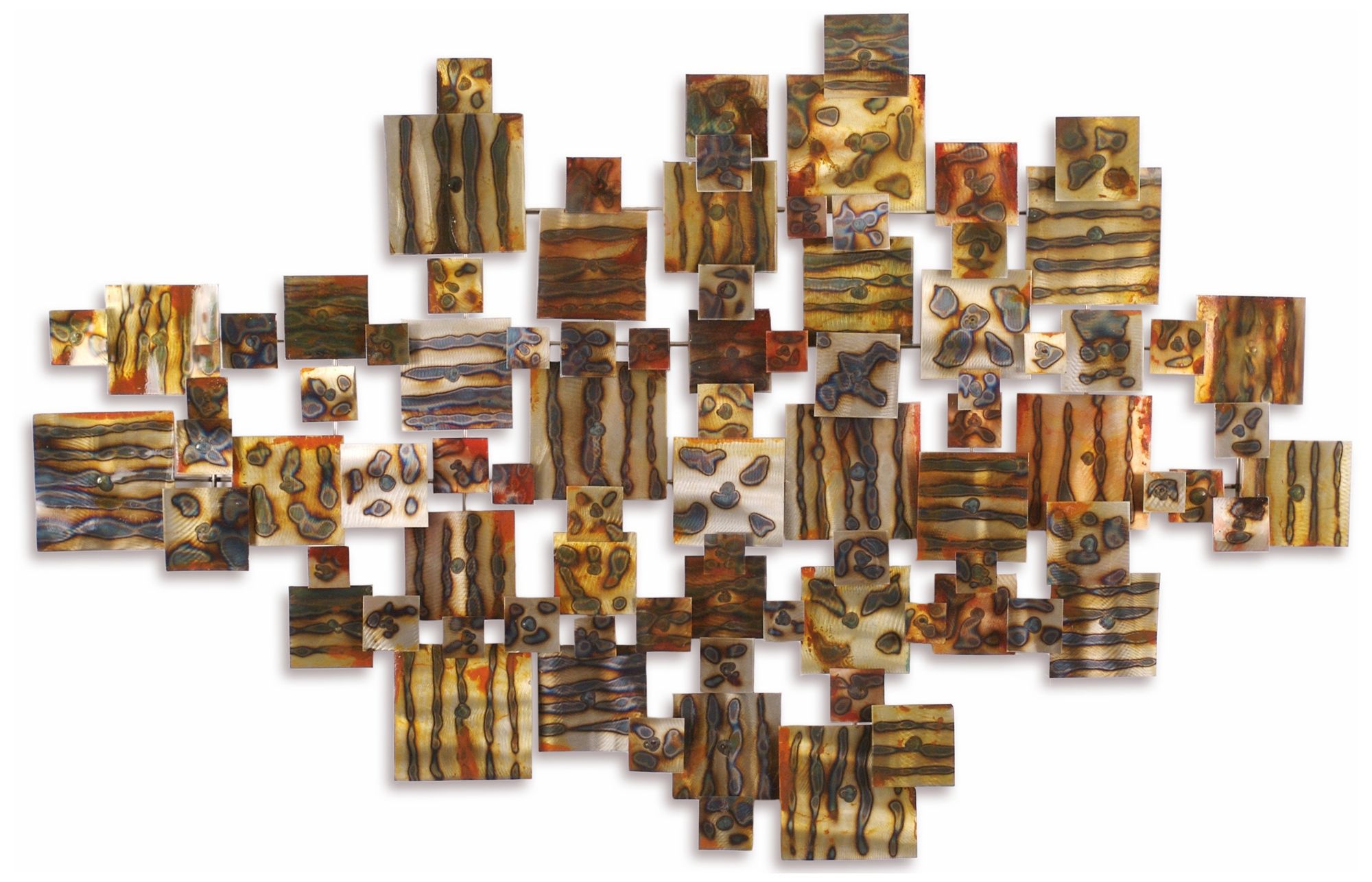 Cluster 48" Wide Metal Wall Art