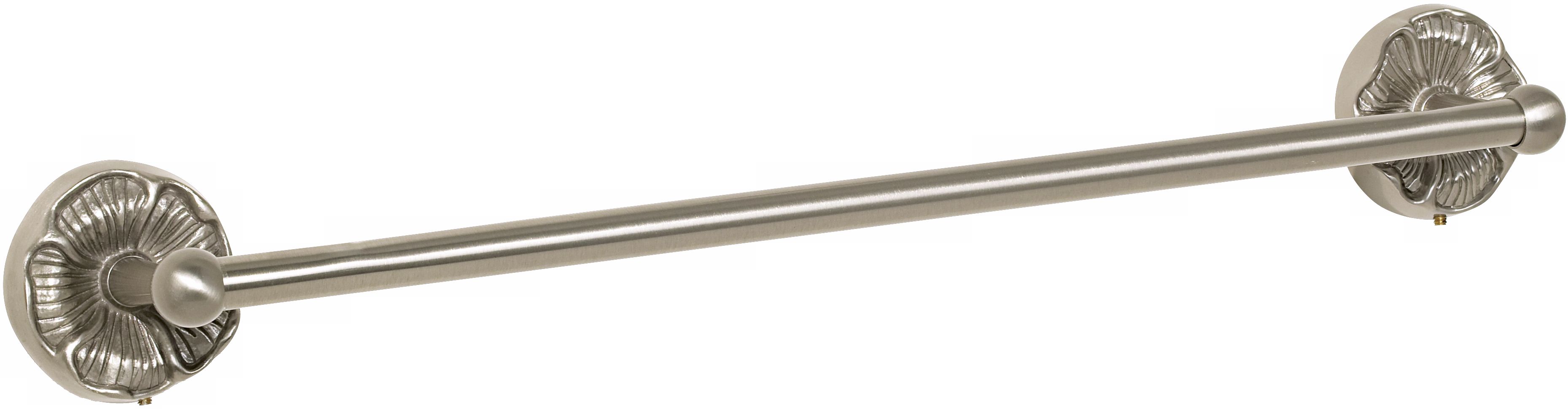 Pewter Finish Daisy 18" Towel Bar