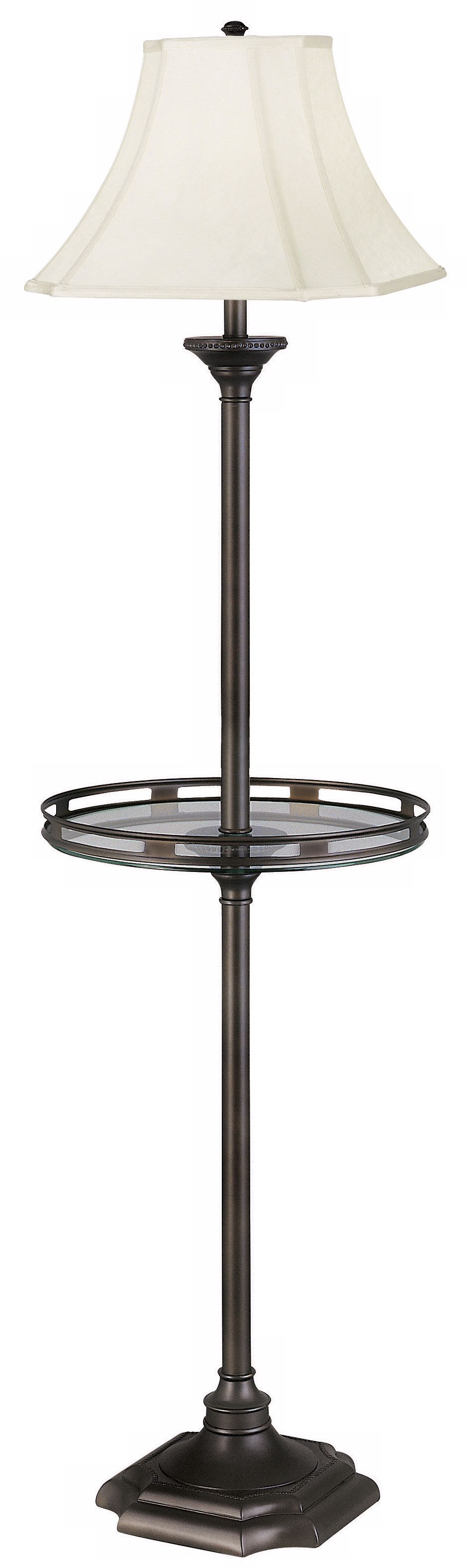 Wentworth Tray Bronze Floor Lamp