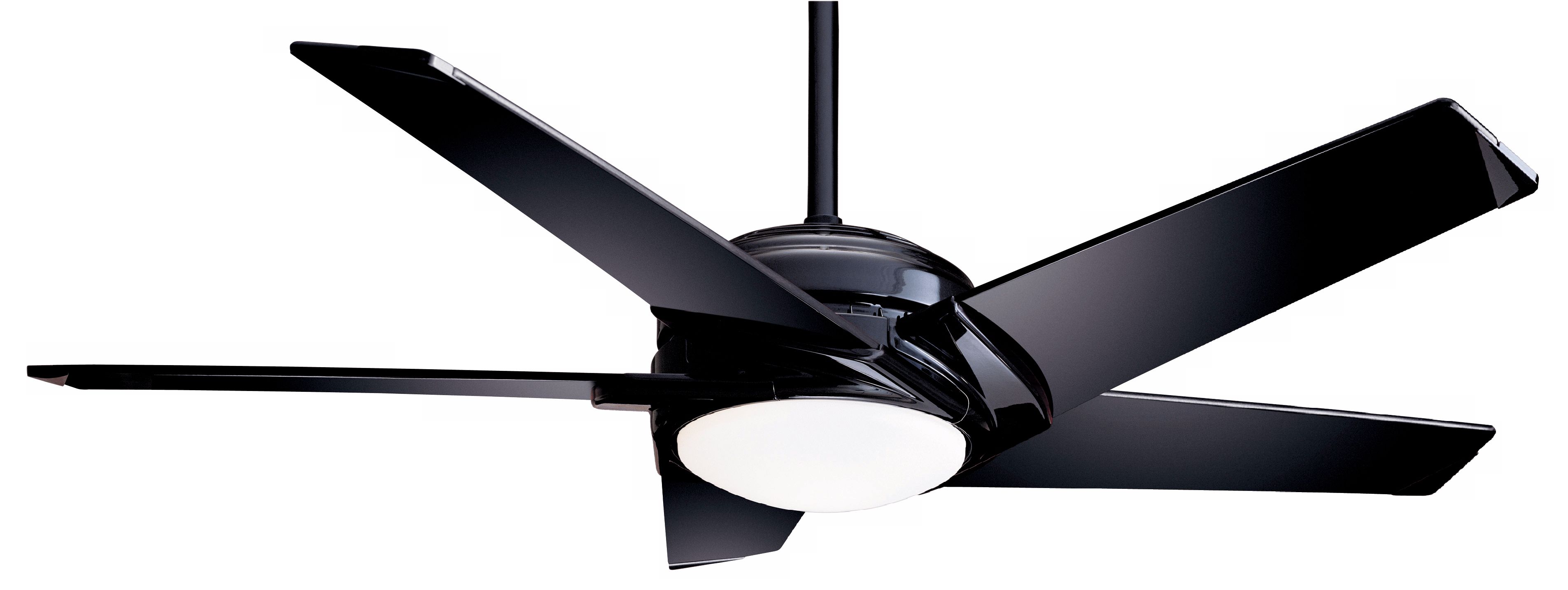 53" Stealth Glossy Black AT Ceiling Fan