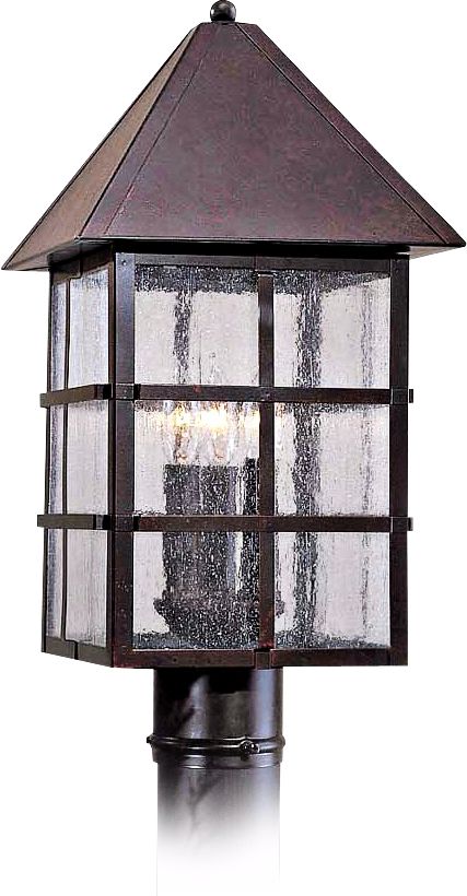 Townsend Collection Solid Brass Outdoor Post Mounted Light