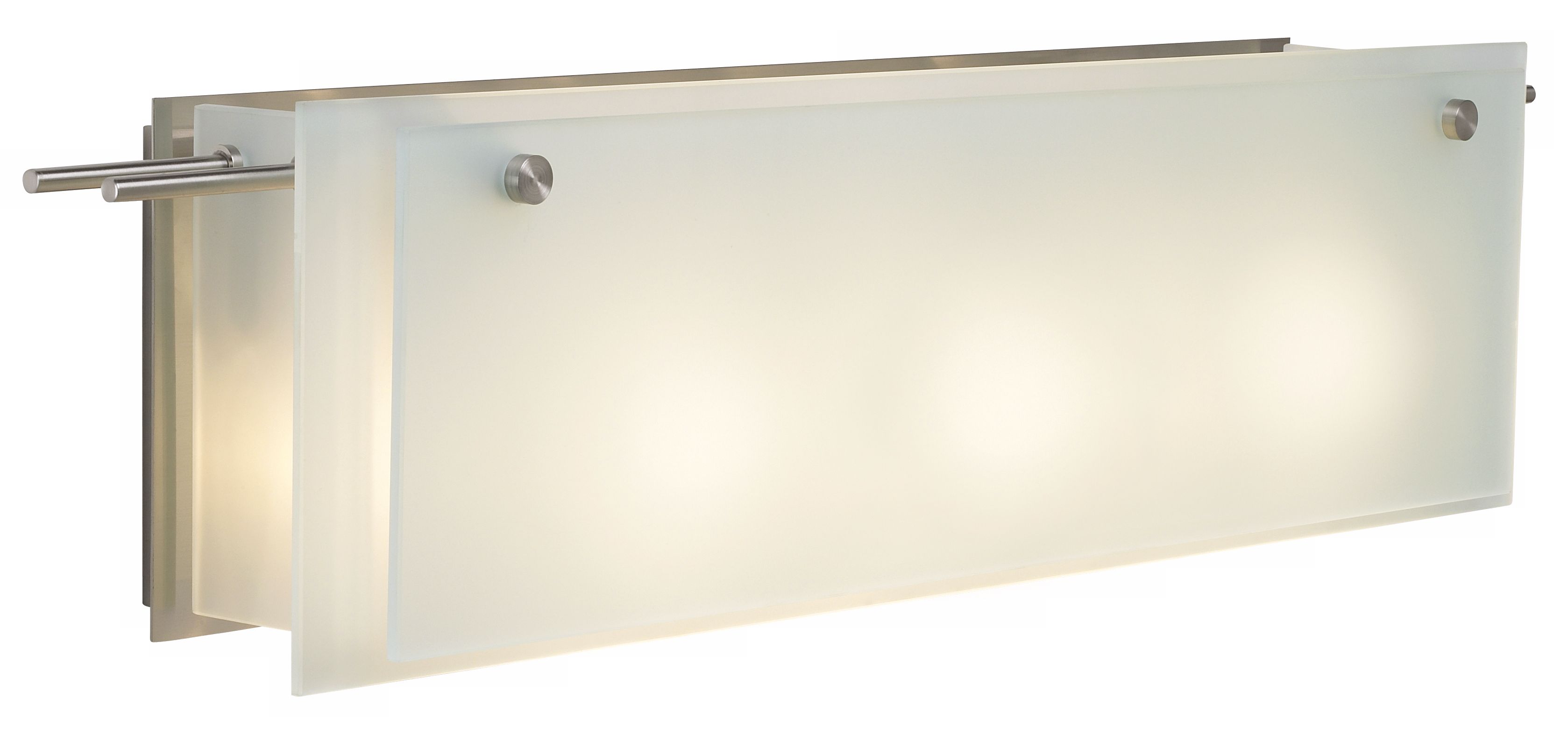 Robert Sonneman Three Light Suspended Bathroom Bar