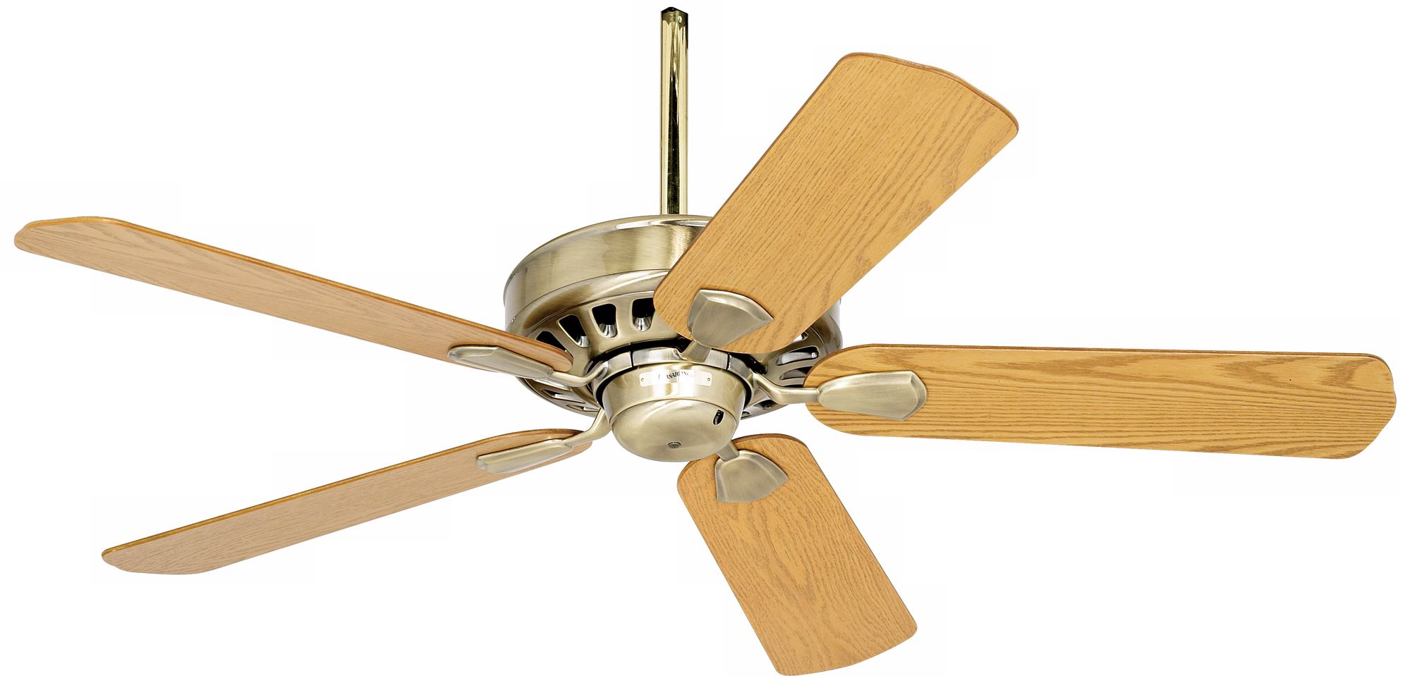 52" Casablanca Vector™ Antique Brass Ceiling Fan