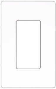 Lutron Diva Snow SC Single Gang Wallplate Switchplate