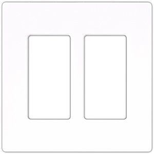 Lutron Diva SC Double Wallplate