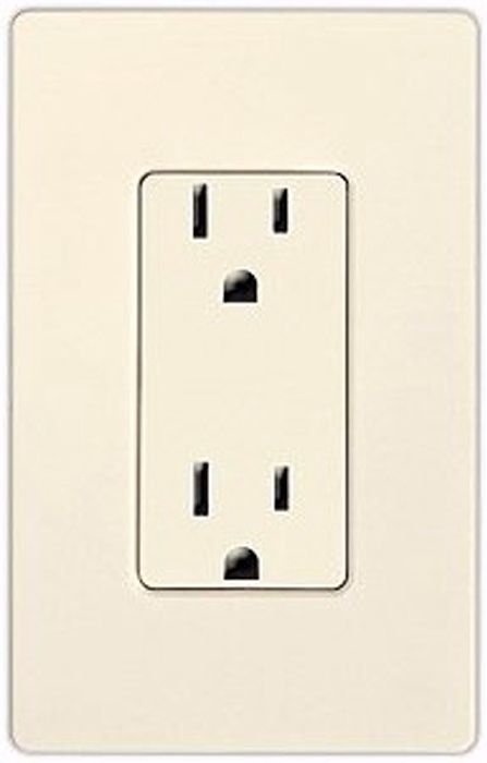 Lutron Diva Biscuit SC 15A 125V Receptacle