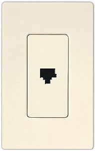 Lutron Diva Biscuit SC Phone Jack