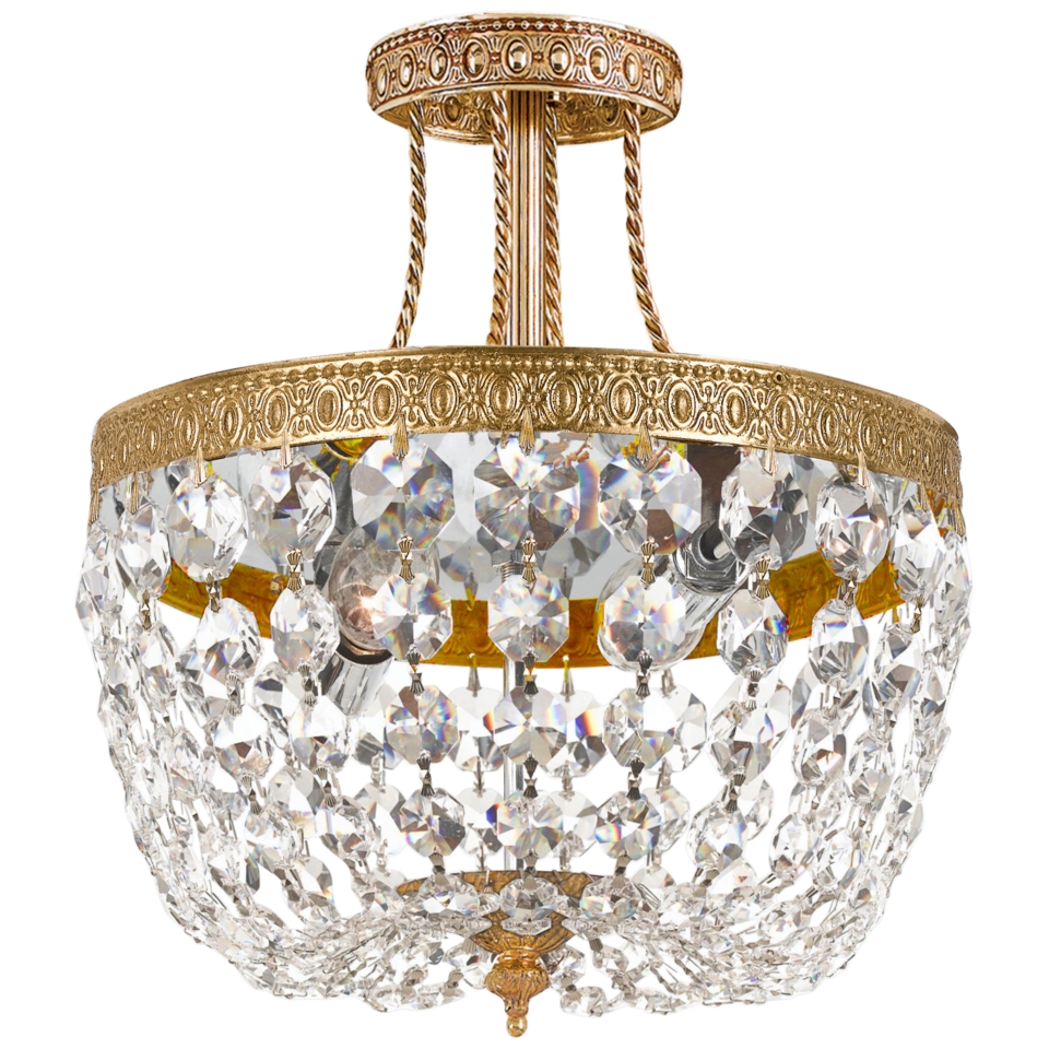 Majestic Collection Crystal 10" Wide Ceiling Light   #30749