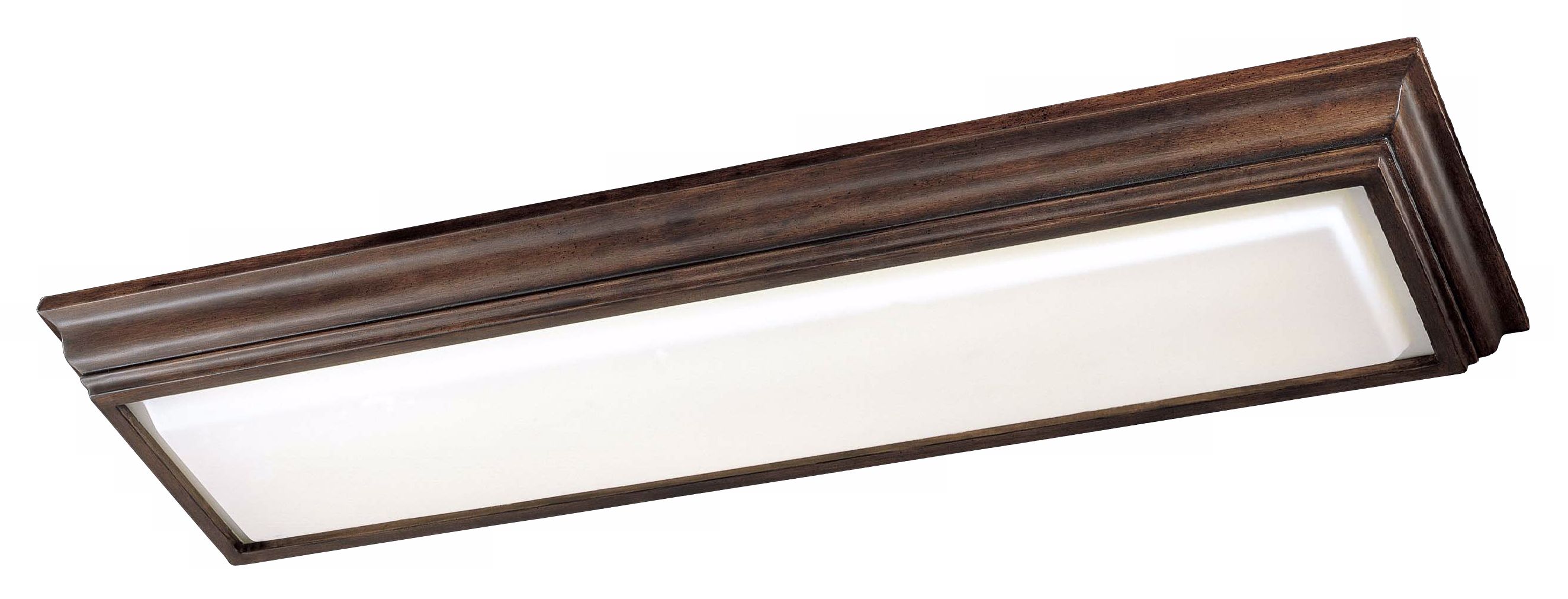ENERGY STAR ®  Walnut 53" Long Ceiling Light