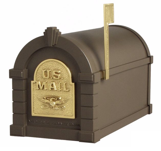 Bronze and Brass Keystone Mailbox 30966