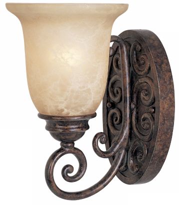 Amherst Collection Burnt Umber 10 1/4" High Wall Sconce