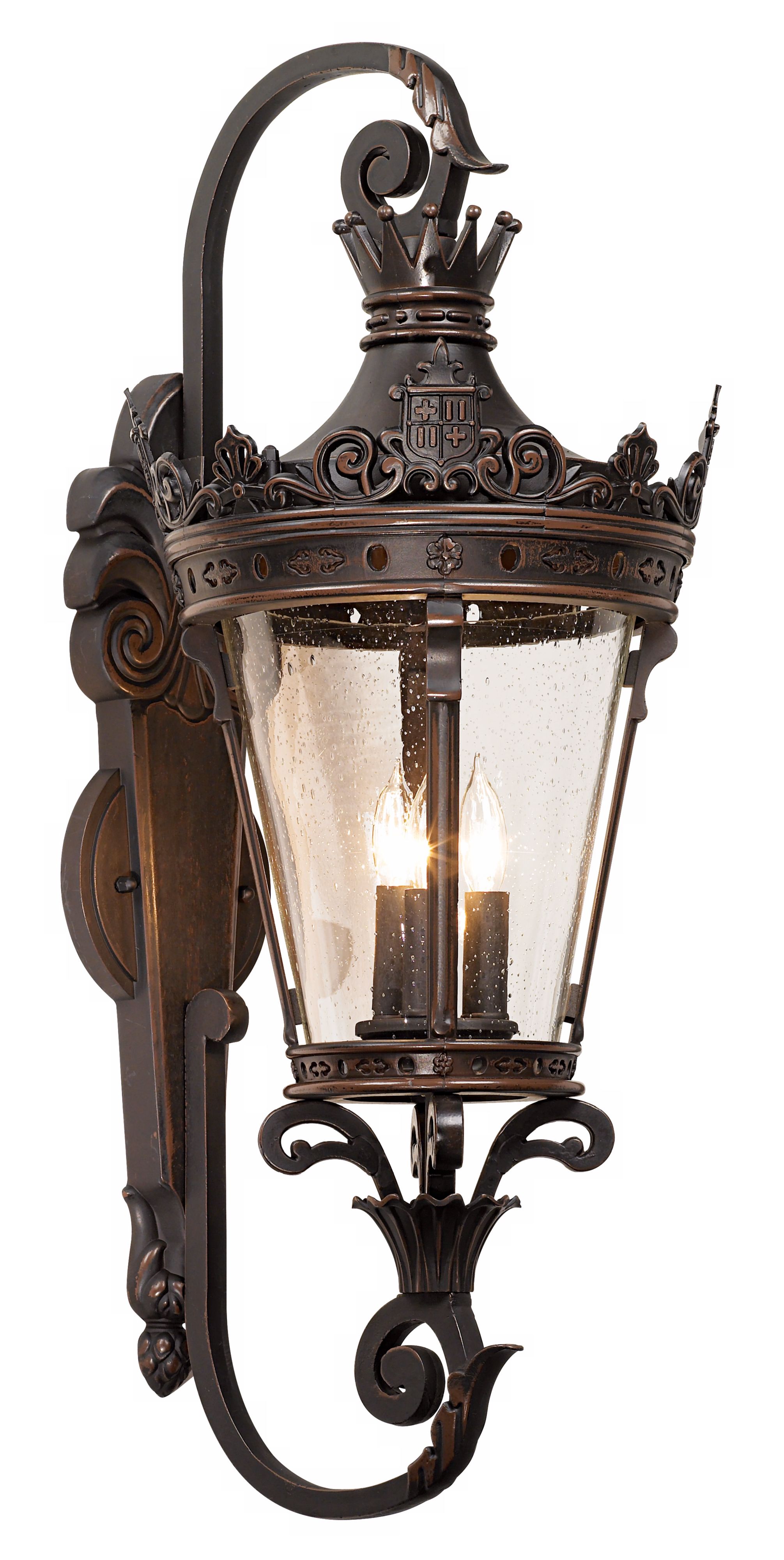 Casa Aristocrat 30" High Double Arm Outdoor Light