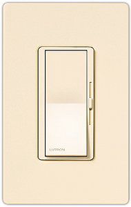 Lutron Diva SC 600W 3-Way Eggshell Creme Dimmer