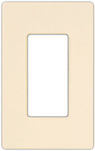 Lutron Diva Eggshell SC Single Gang Wallplate Switchplate