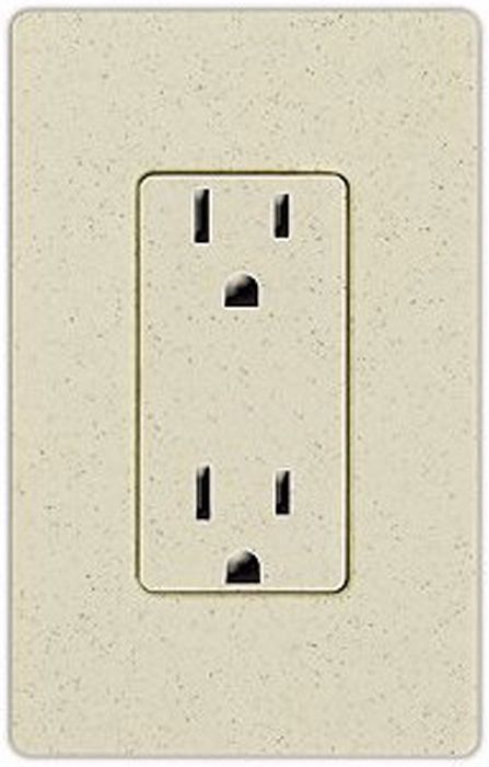 Lutron Diva Stone Finish SC 15A 125V Receptacle