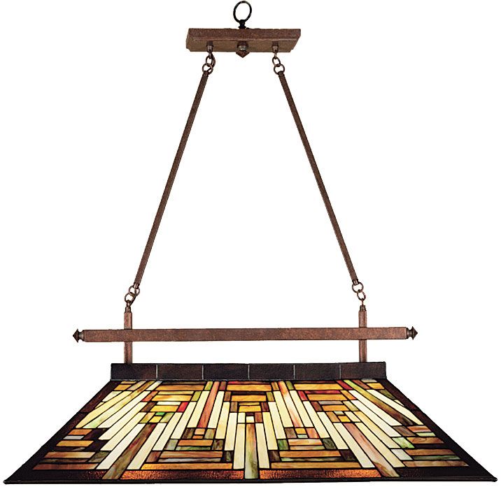 Tapestry Collection Tiffany-Style Island Chandelier