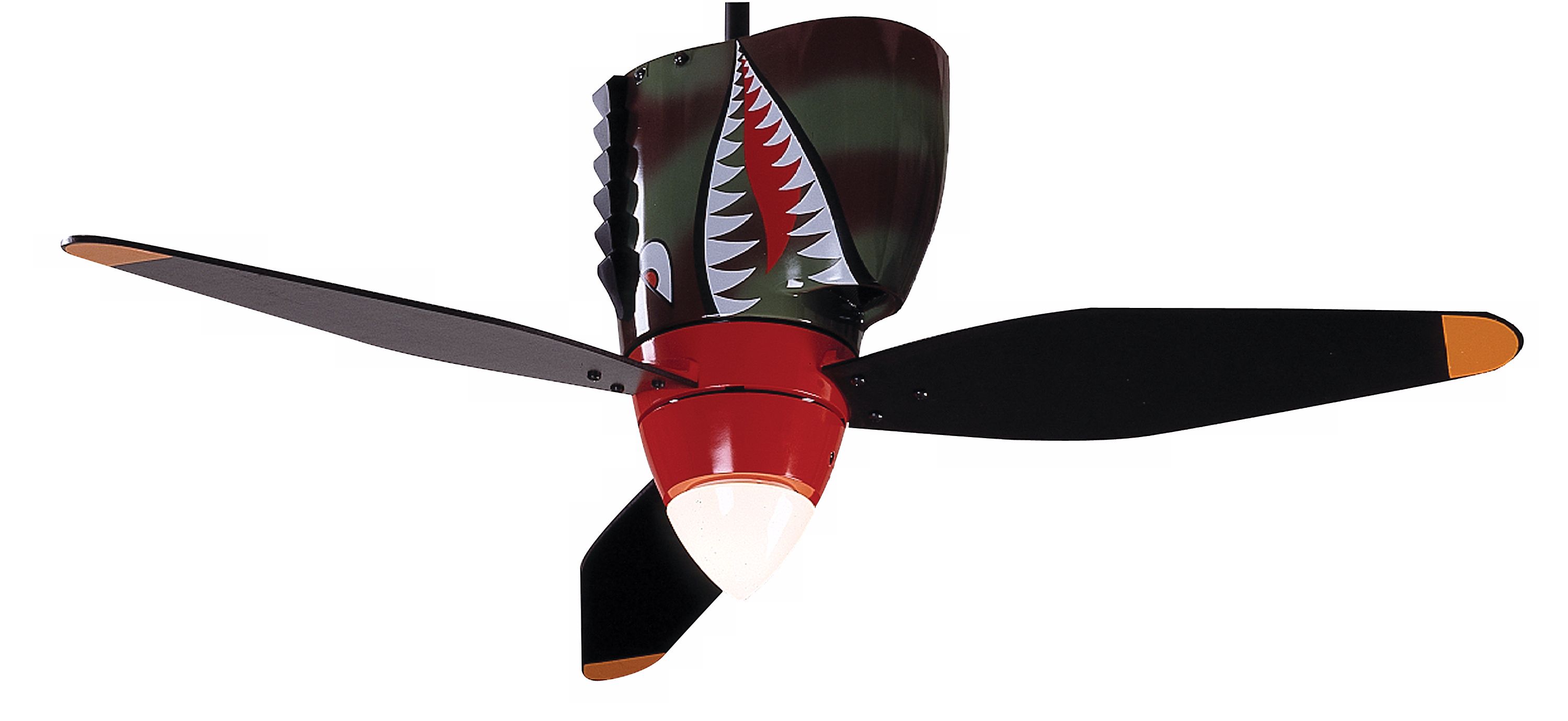48" WarPlanes Collection Tiger Shark Ceiling Fan