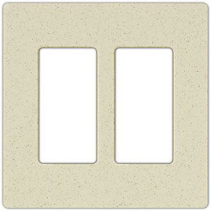 Lutron Diva Stone SC Double Gang Wallplate