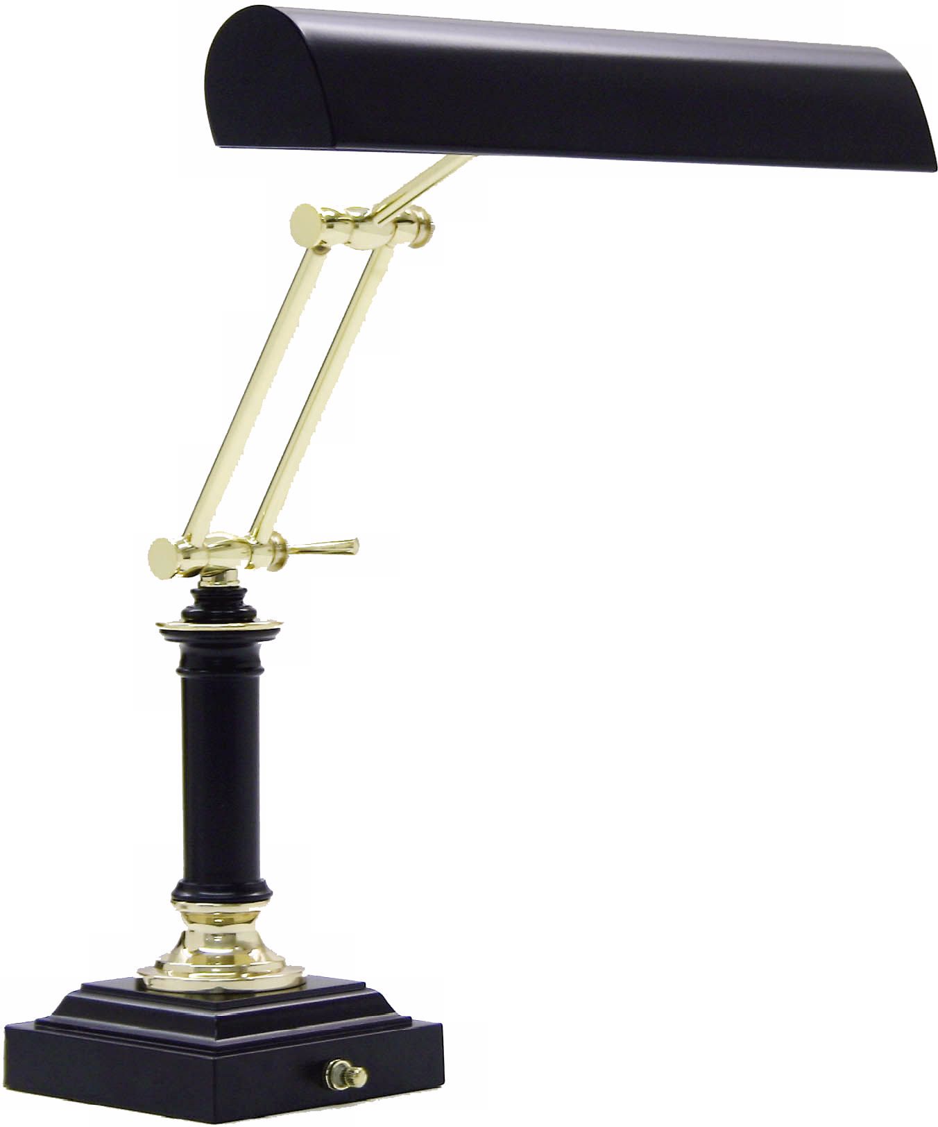 House of Troy Black Finish Piano Lamp