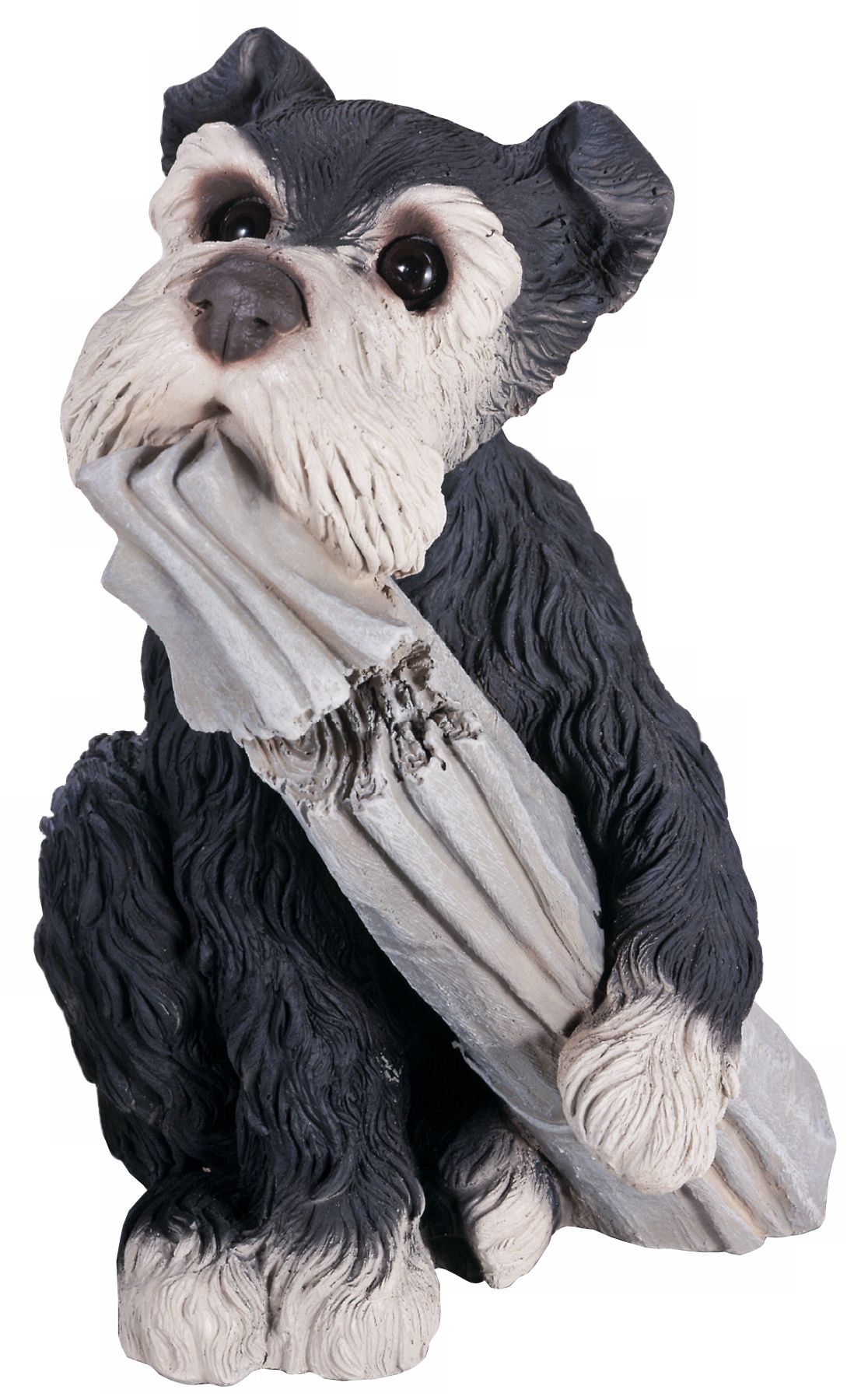 Pepper the Dog with Paper Garden Accent
