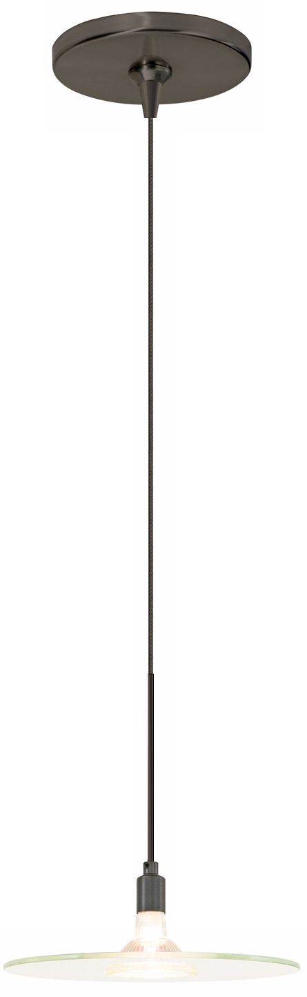 Biz Clear Glass Bronze Tech Lighting Mini Pendant