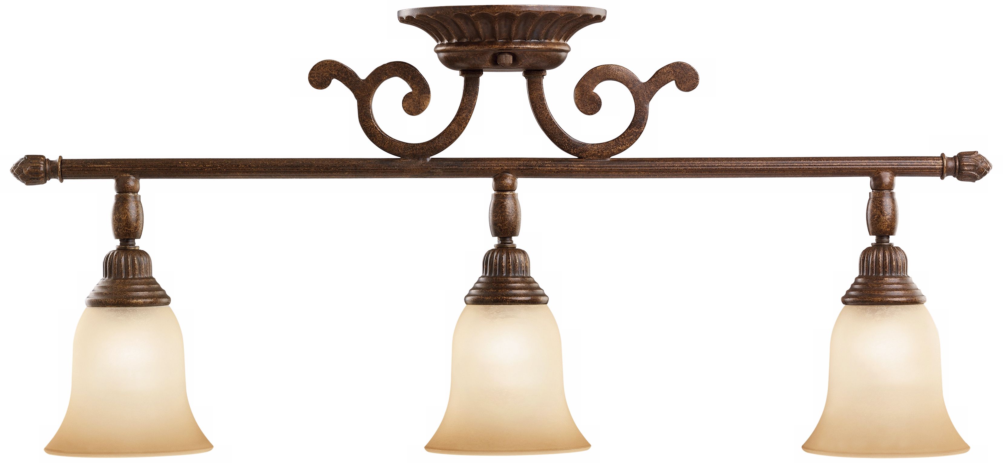 Kichler Citrine Glass Halogen Ceiling Fixture