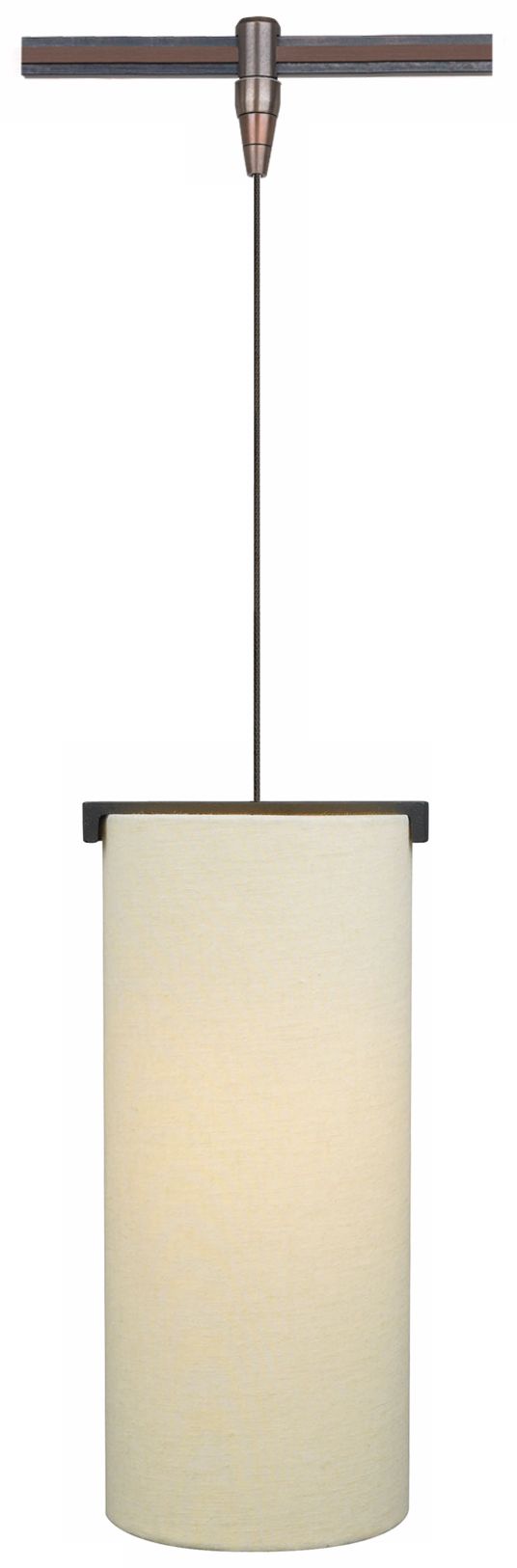 Boreal Ivory Shade Bronze Tech Lighting MonoRail Pendant