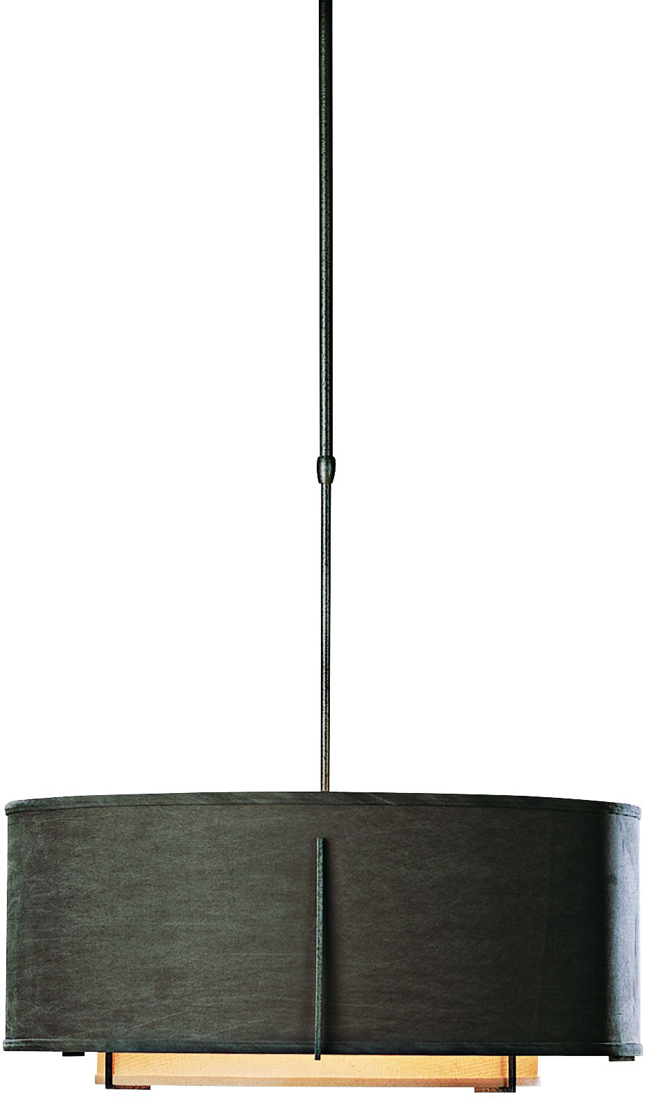 Hubbardton Stone Grey Shade Pendant Chandelier