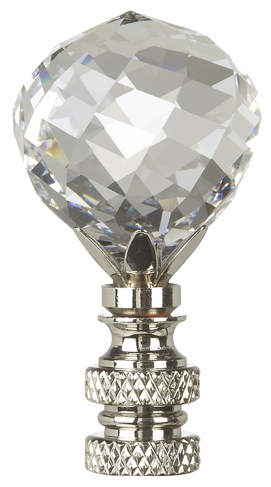 Swarovski Faceted Crystal Ball Lamp Shade Finial