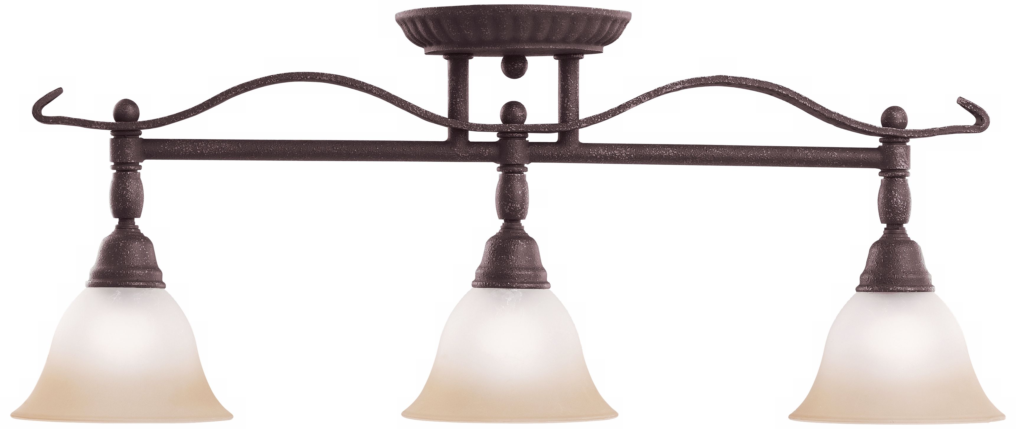 Kichler Sunrise Marble Glass Swivel Ceiling Fixture