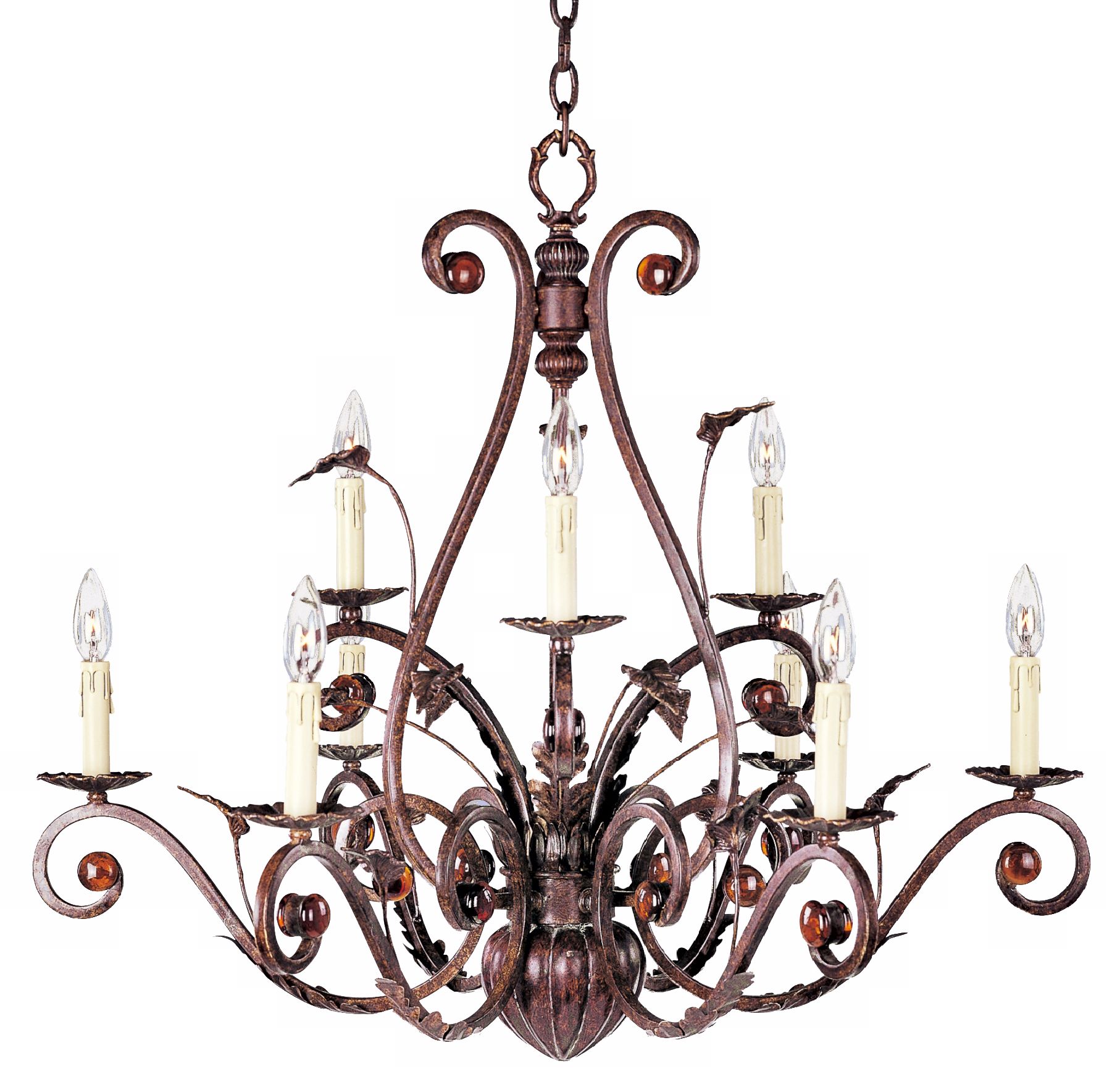 Nouveau Collection Double Tier Chandelier