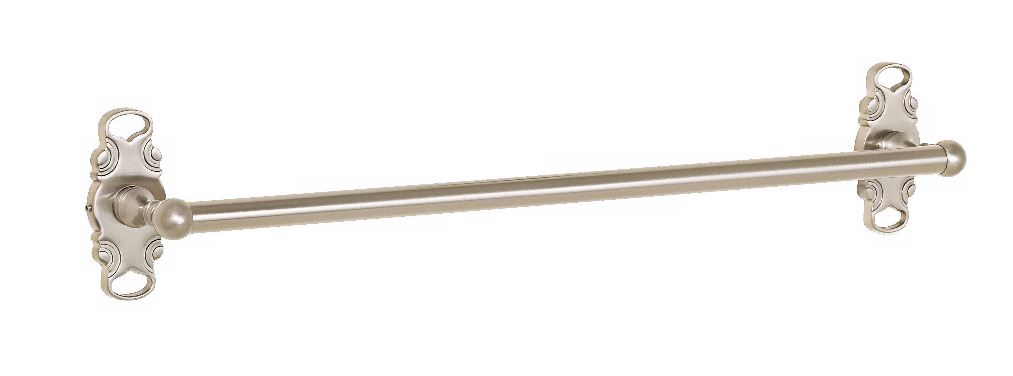 Pewter Finish French Curve 18" Towel Bar
