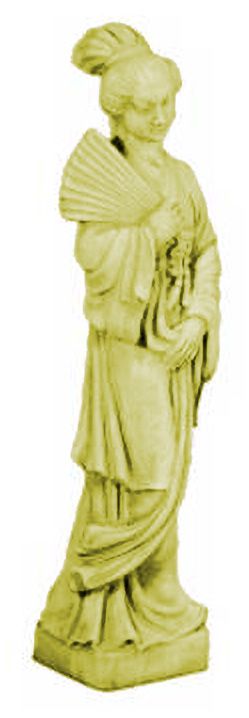 Oriental Maiden Garden Accent