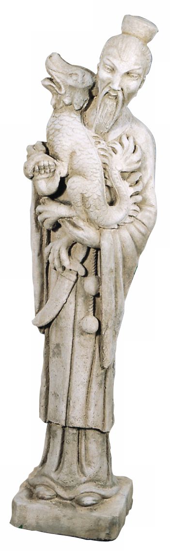Oriental Mandarin Man Garden Accent