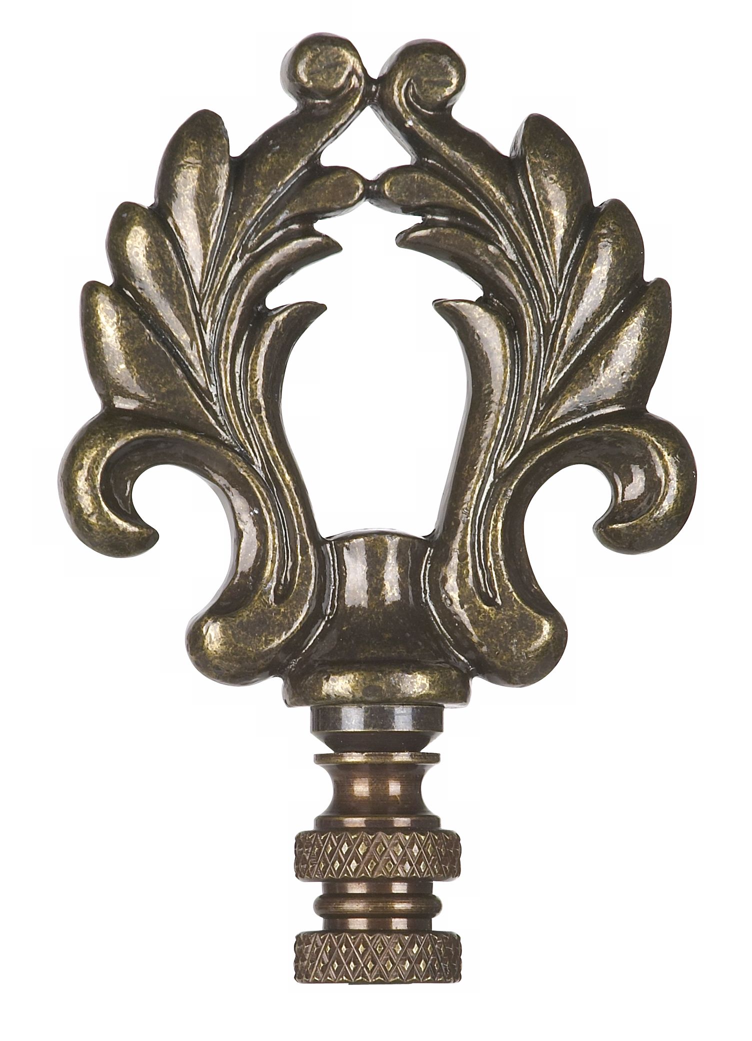 Scrolled Loop Lamp Shade Finial