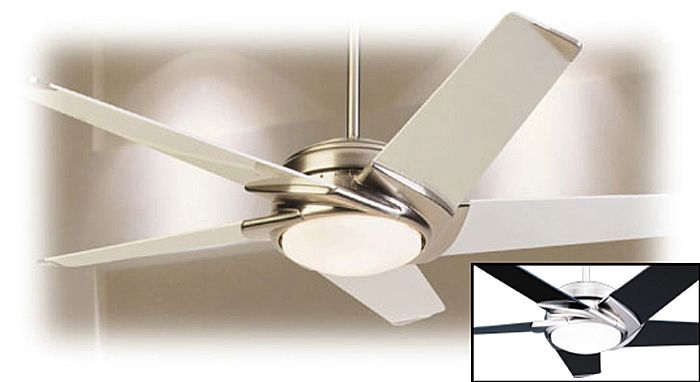 53" Casablanca Brushed Nickel Stealth™ Ceiling Fan